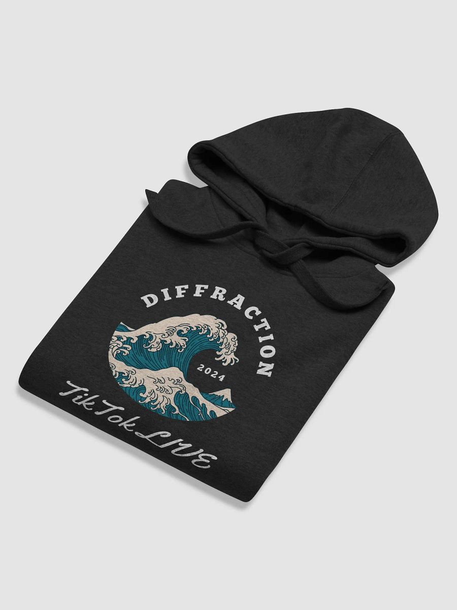 Diffraction Classic Hoodie - Dark w/ Light Lettering product image (22)