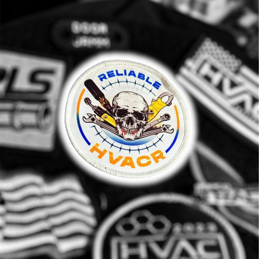 Reliable HVACR velcro patch product image (1)