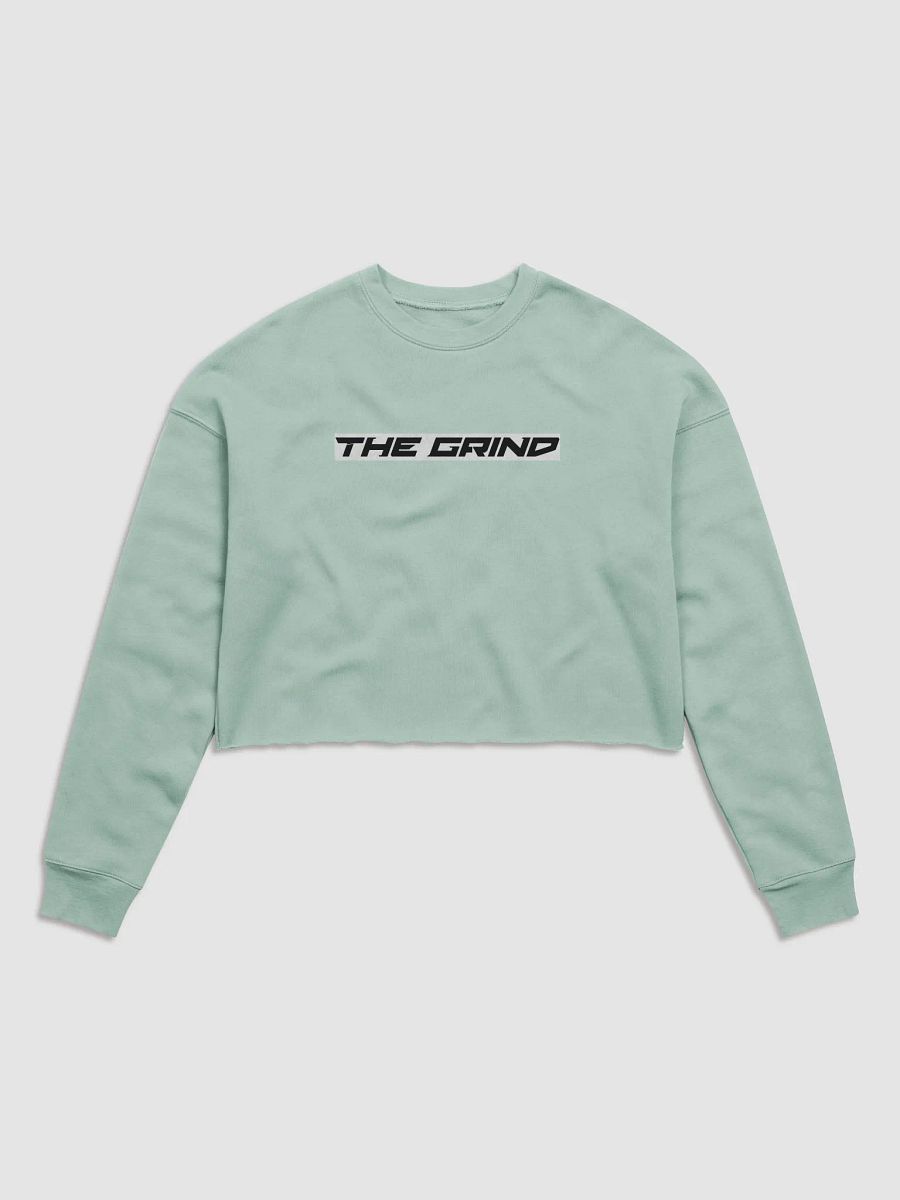 "THE GRIND" Bella+Canvas Women's Fleece Crop Sweatshirt product image (5)