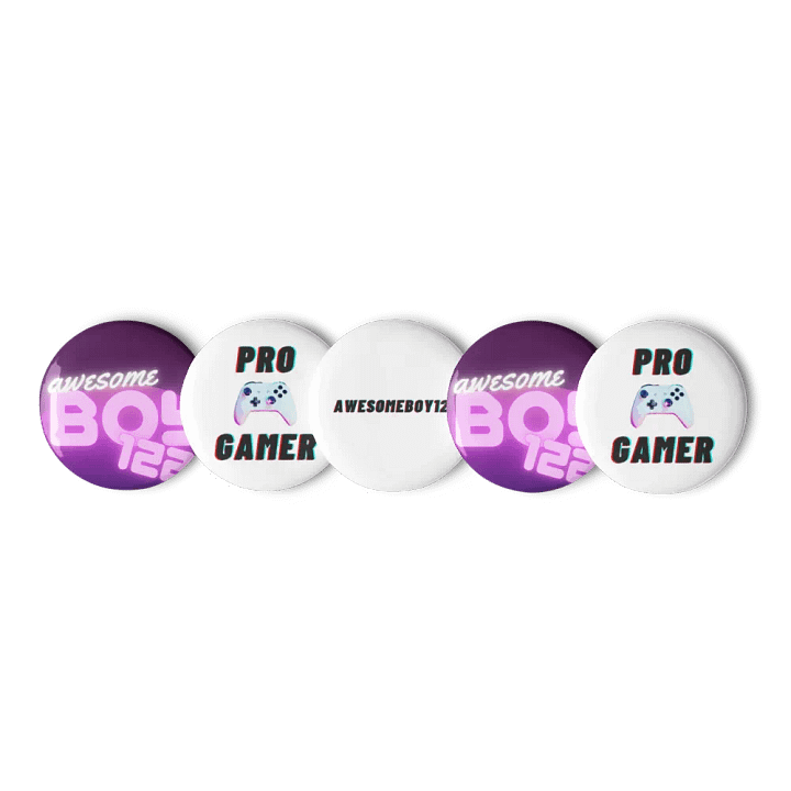 AWESOMEBOY122 Pin Buttons Set product image (3)