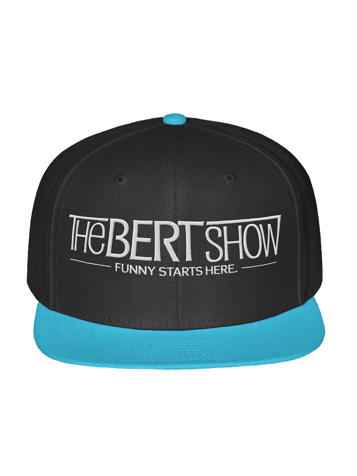 Embroidered Bert Show Logo Snapback Hat (Members Only) product image (1)