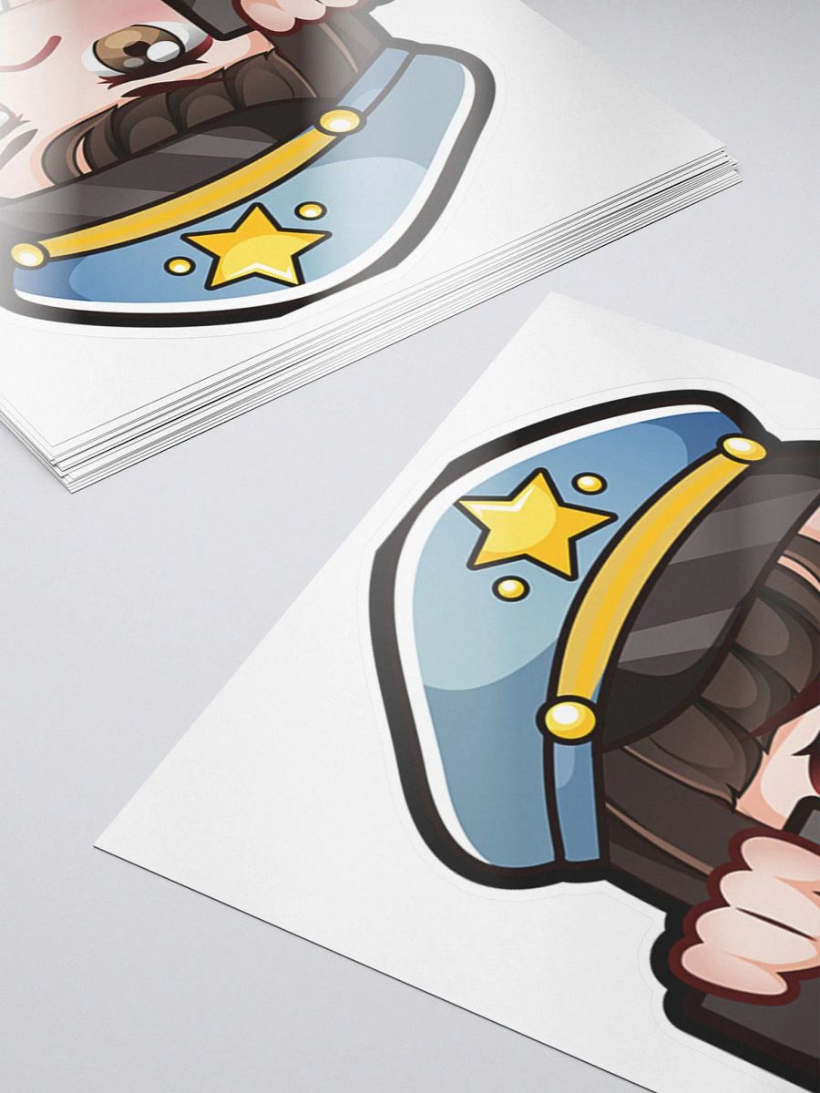 PeachyKat Police Sticker product image (5)