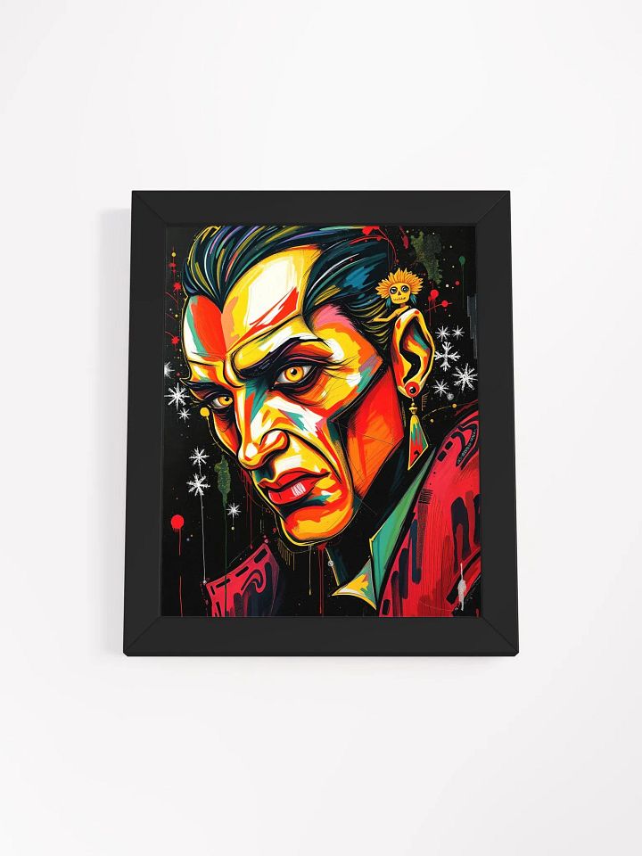 dracula! Vibrant Ayous Wood Framed Matte Poster product image (5)