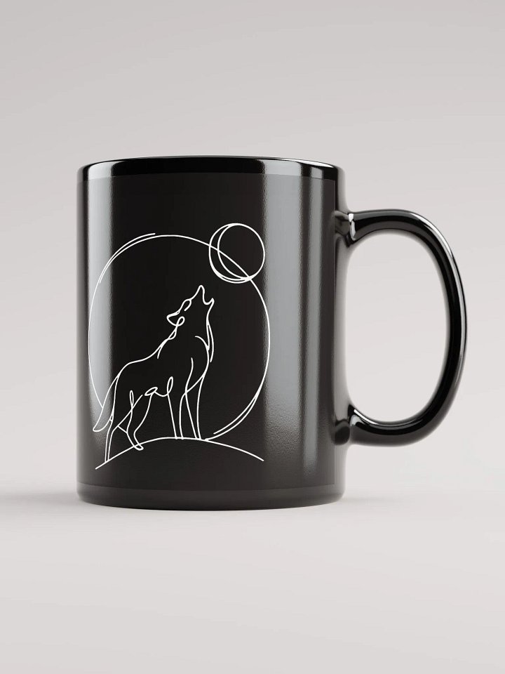 Wolf Howing At The Moon Coffee Cup Mug product image (1)