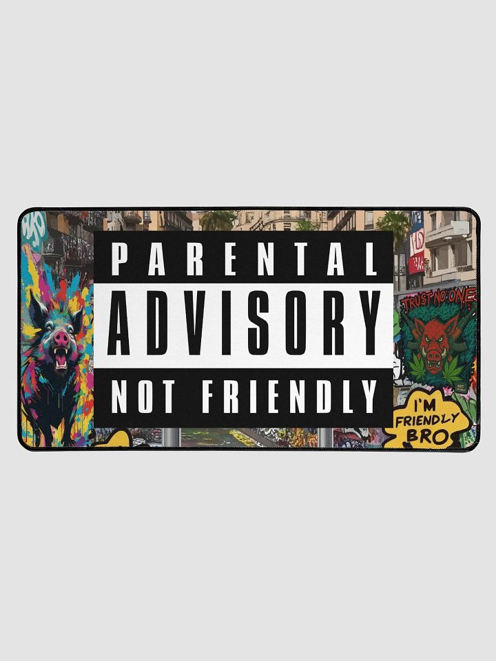 Parental Advisory: Not Friendly – Alfombrilla Yekusone product image (1)