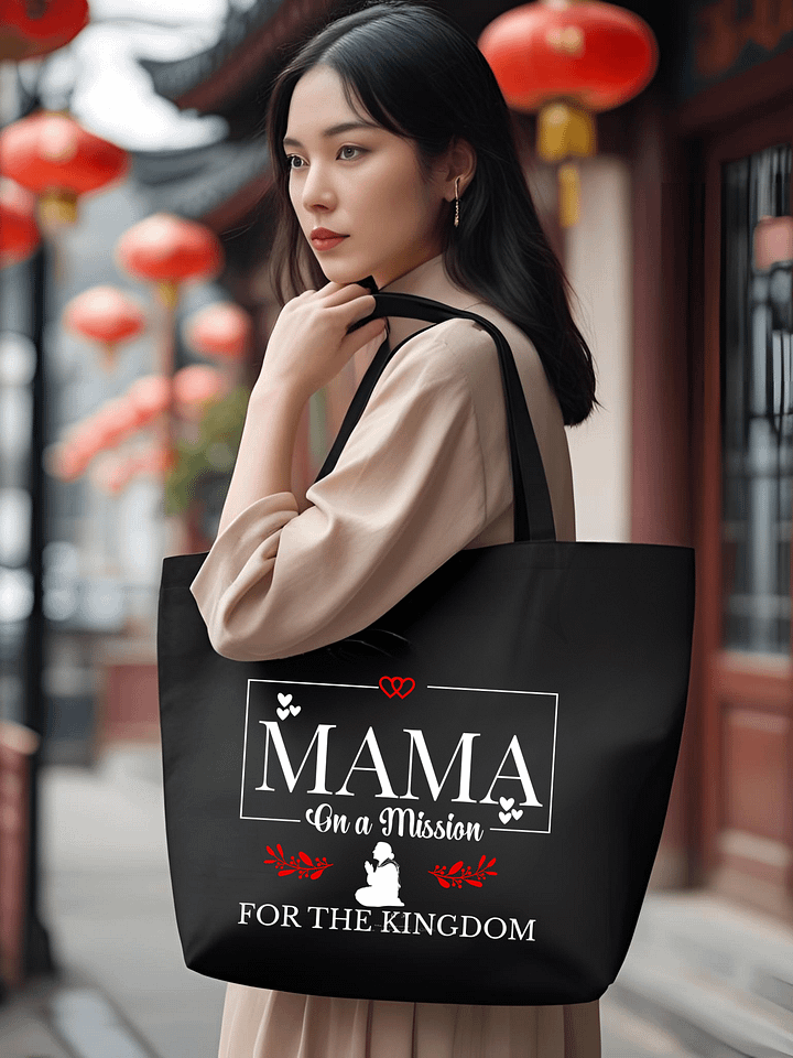 The Kingdom Mama Eco Tote Bag. product image (1)