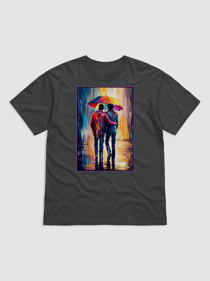 Gay Love In The Rain – Romantic T-Shirt product image (4)