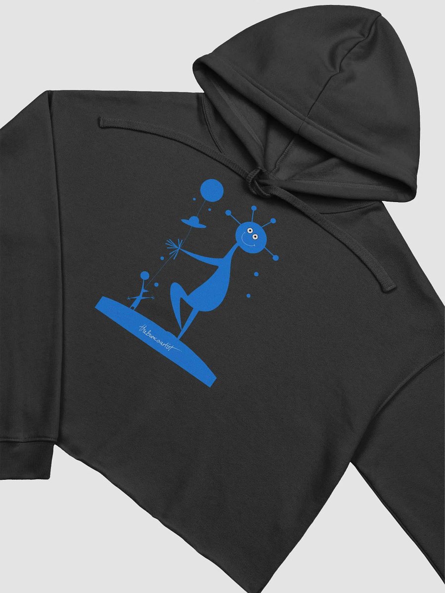 Bella+Canvas Fleece Crop Hoodie product image (3)