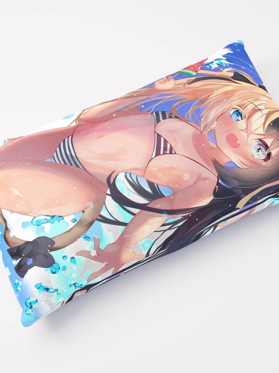 Rectangle Pillow - Byakko - Beach/Watermelon Edition product image (4)