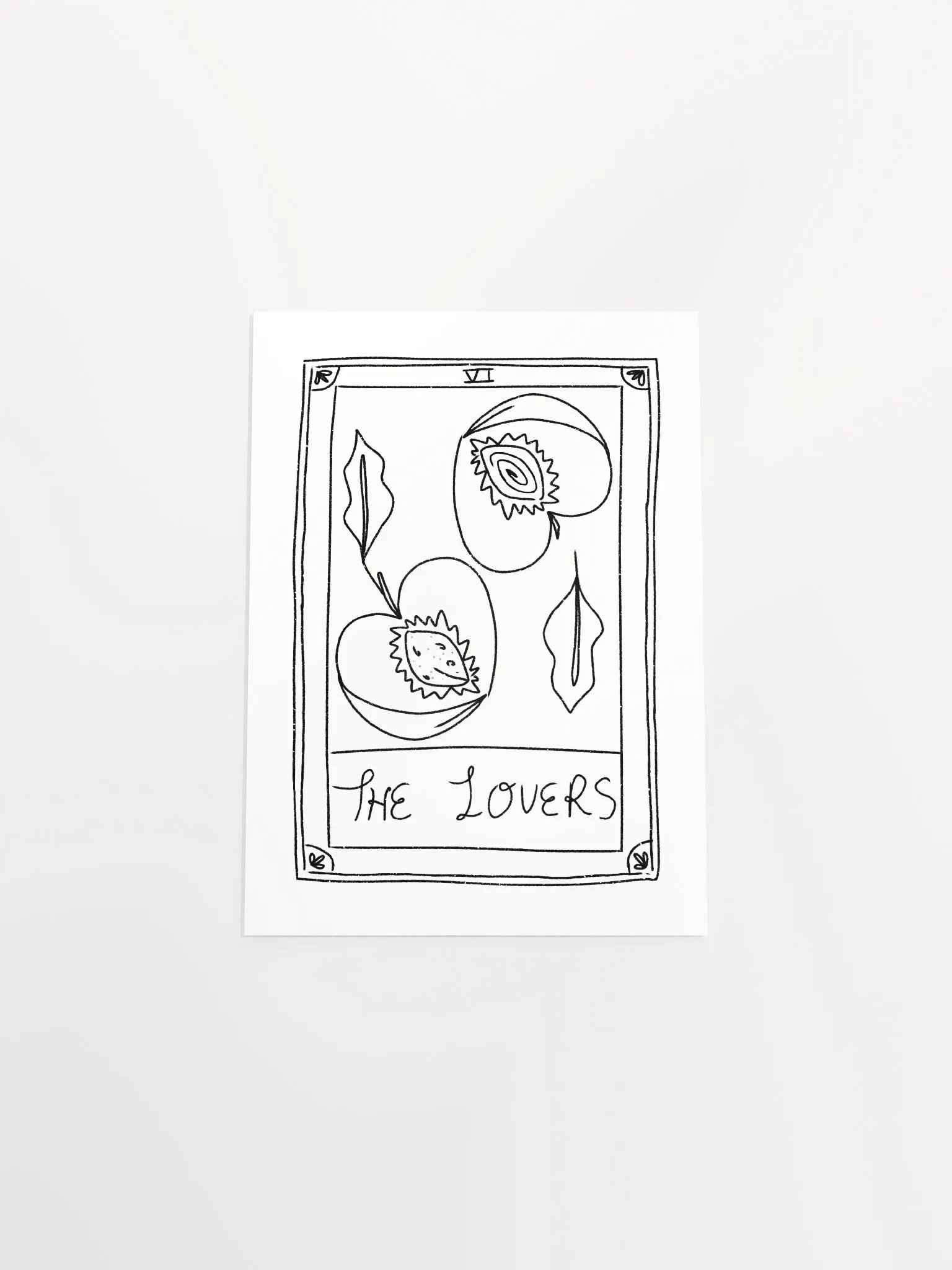 The Peach Lovers Art Print product image (4)