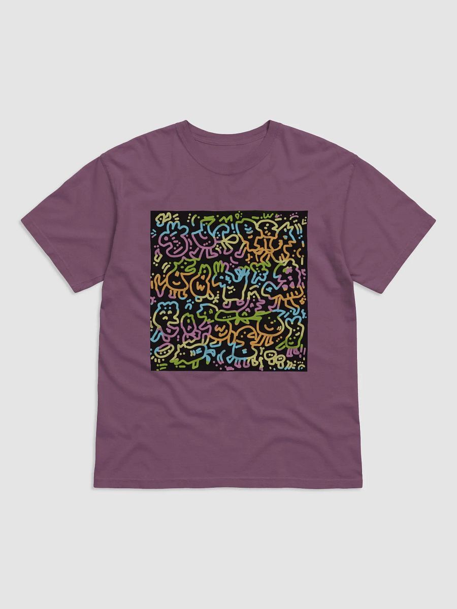 Whimsical Animal Doodle T-Shirt product image (1)