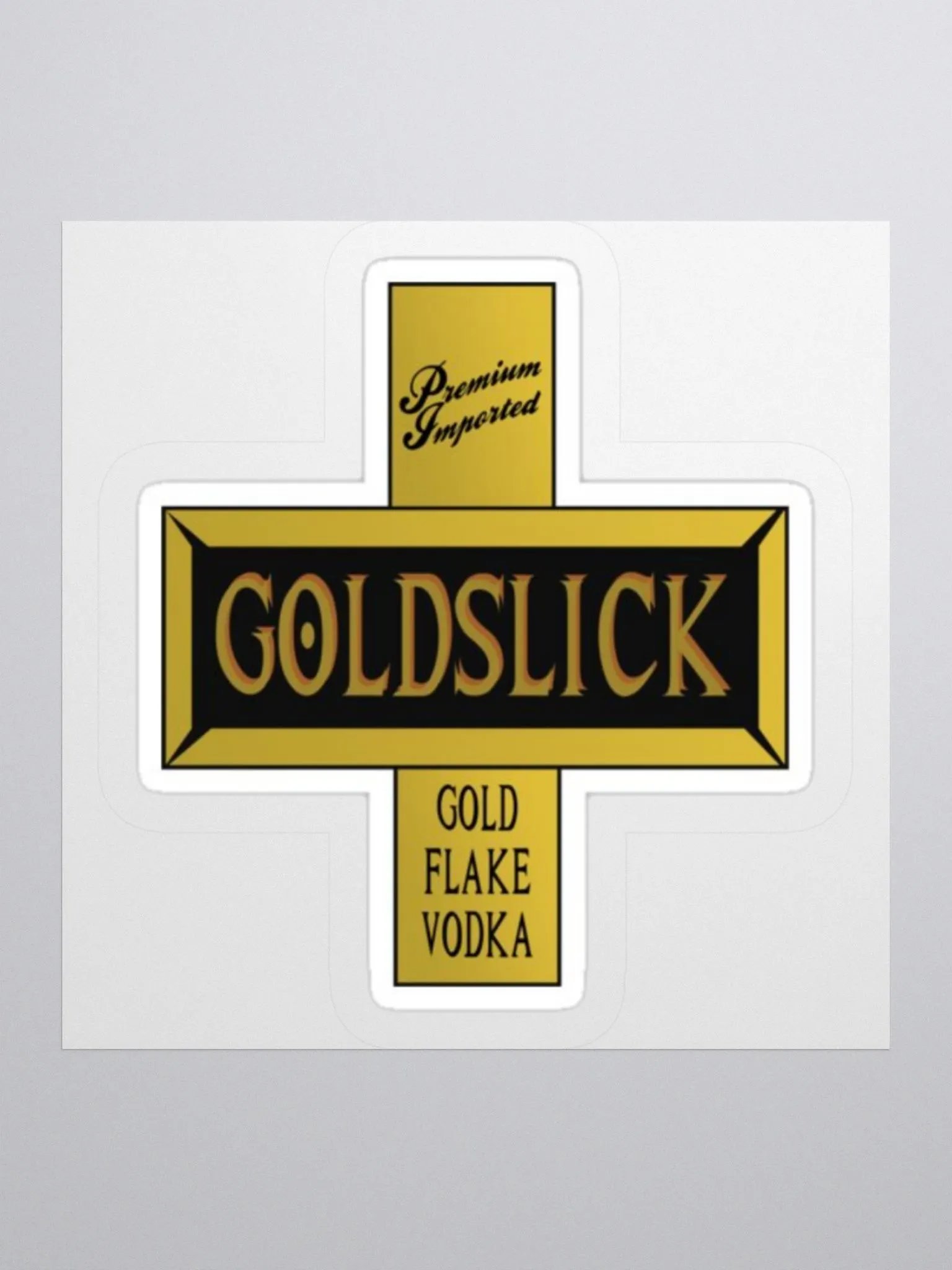 SuperbadMcLovin Goldslick Slap Sticker product image (1)