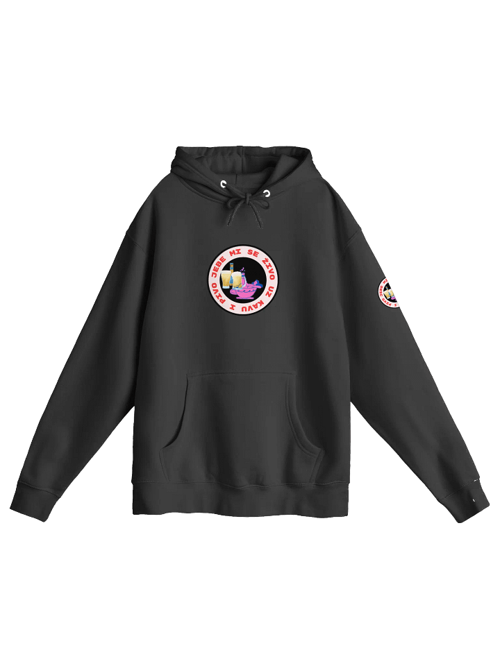 Jebe mi se živo uz kavu i pivo Women Hoodie product image (6)