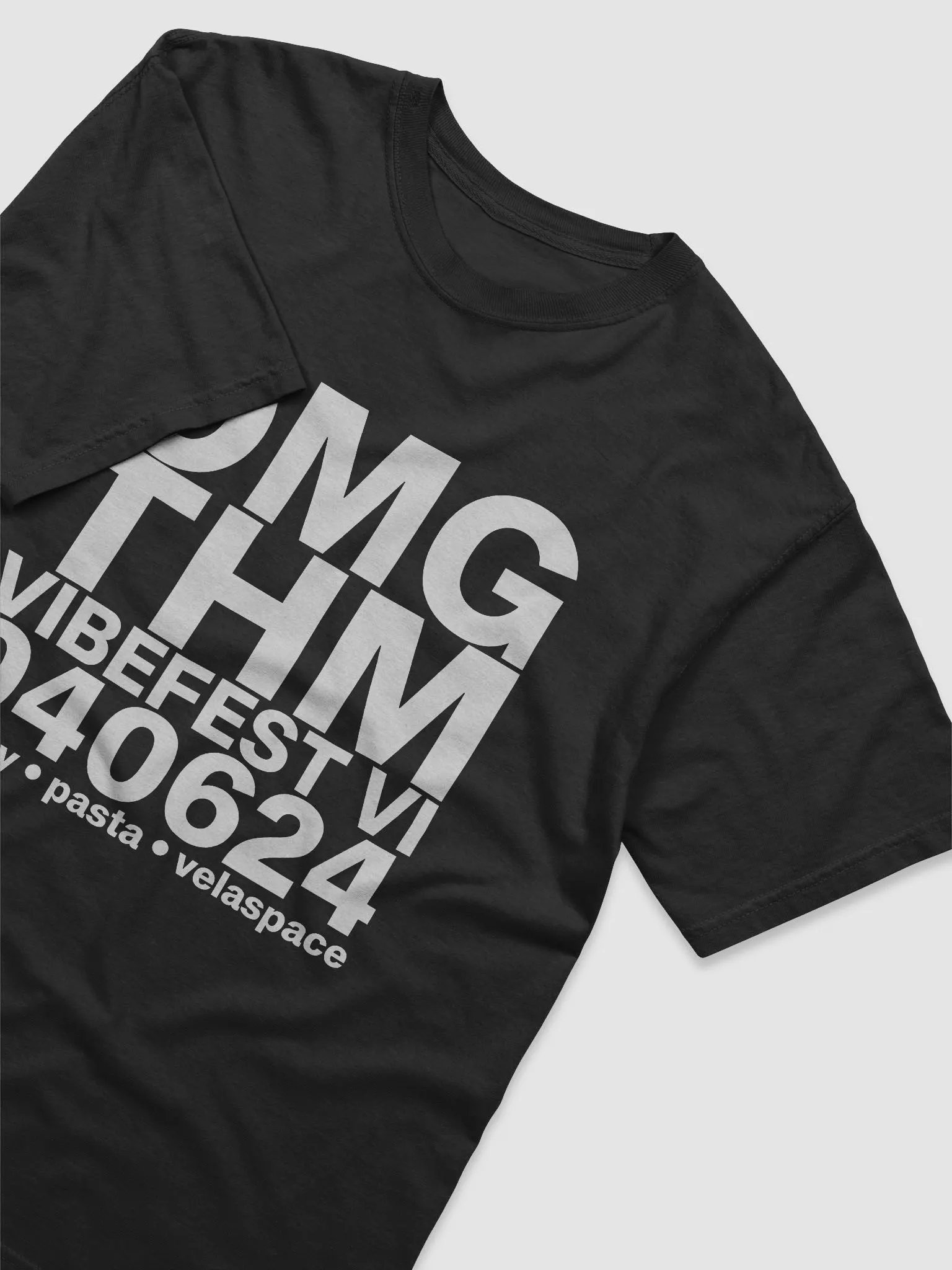 OMG THM TEE (BLACK) product image (3)