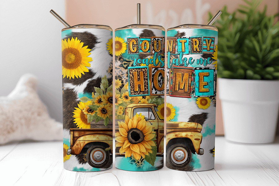 Country Roads Tumbler: Sip and Wander! product image (2)