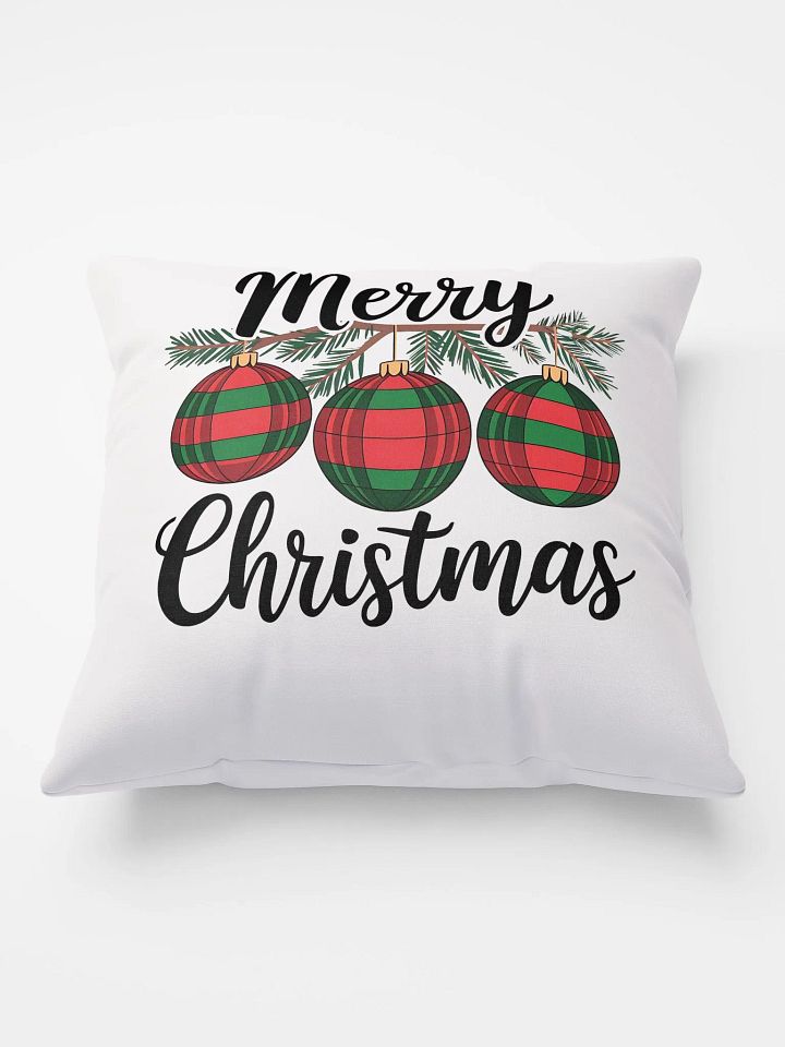 Simple Yet Expressive Merry Christmas Design throw pillow product image (2)