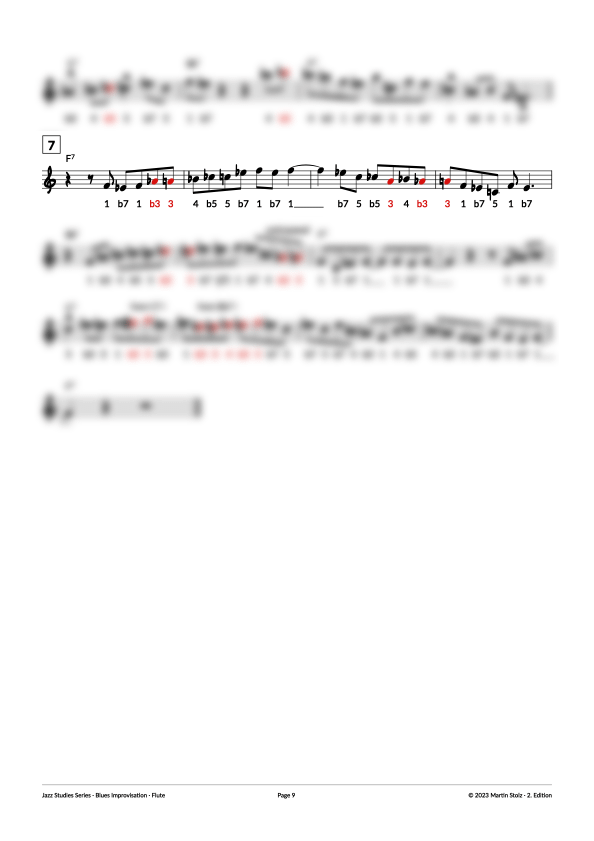 7 Steps to the perfect Blues-Solo - Flute product image (10)