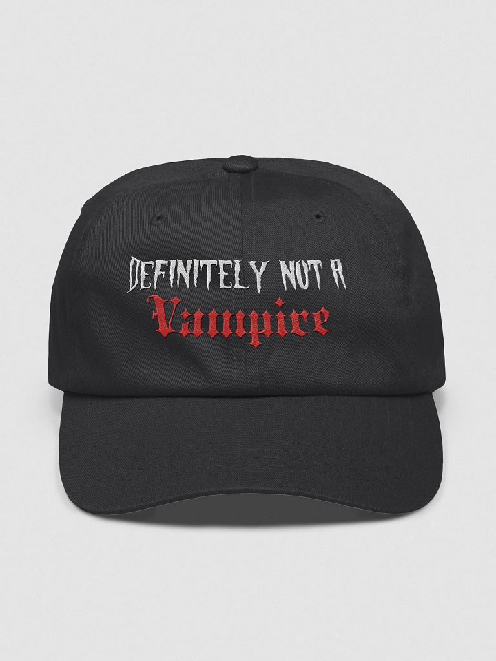 Definitely NOT A VAMPIRE Dad Hat product image (1)