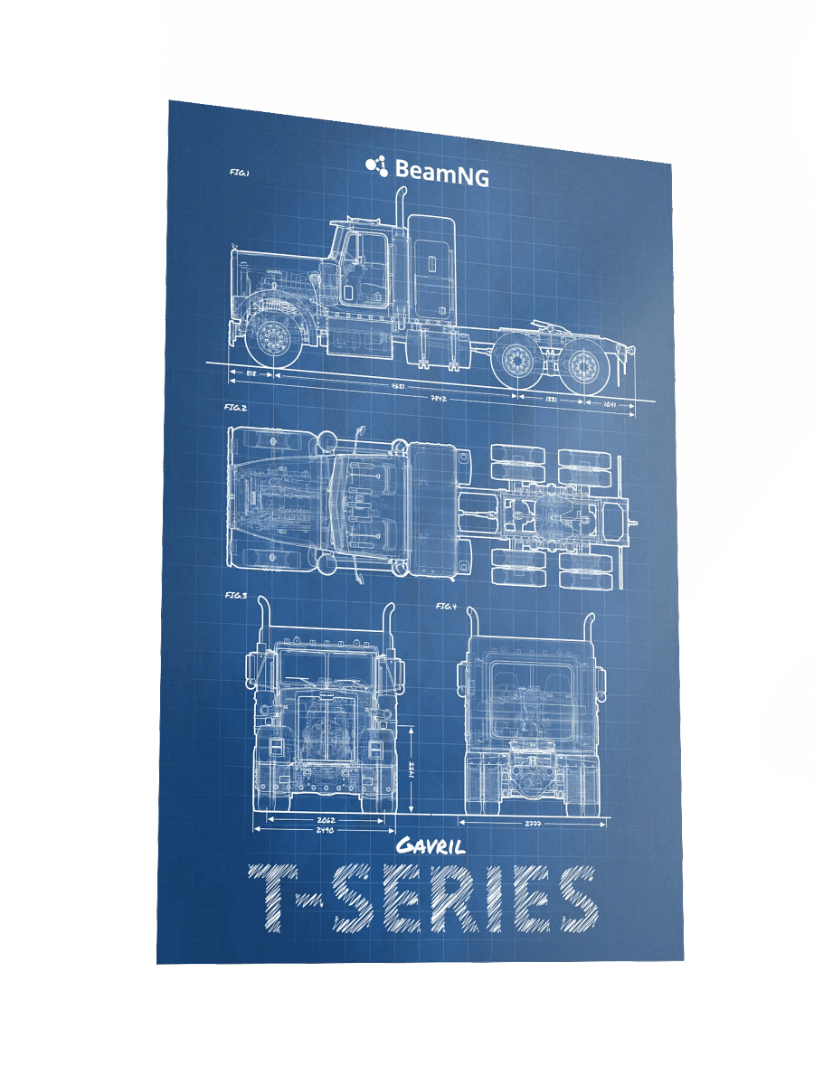 Gavril T-Series Blueprint Poster product image (4)
