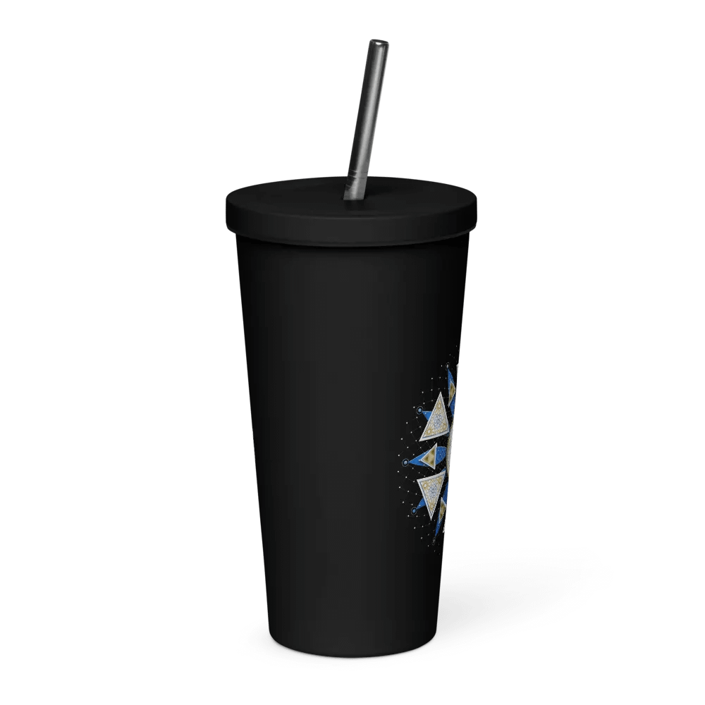 Mandala of Hope Insulated Tumbler with Straw product image (4)