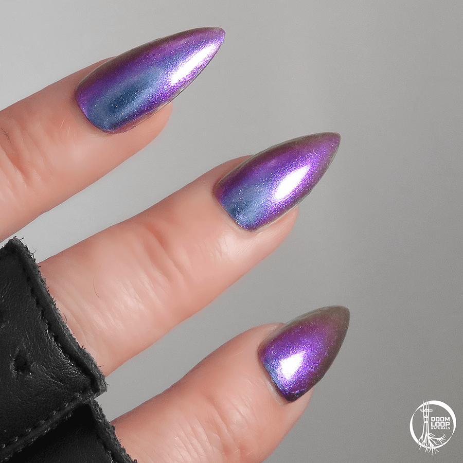 GOBSMACKED BY THE AUDACITY - Blue Green Purple Red Multichrome Nail Polish product image (4)