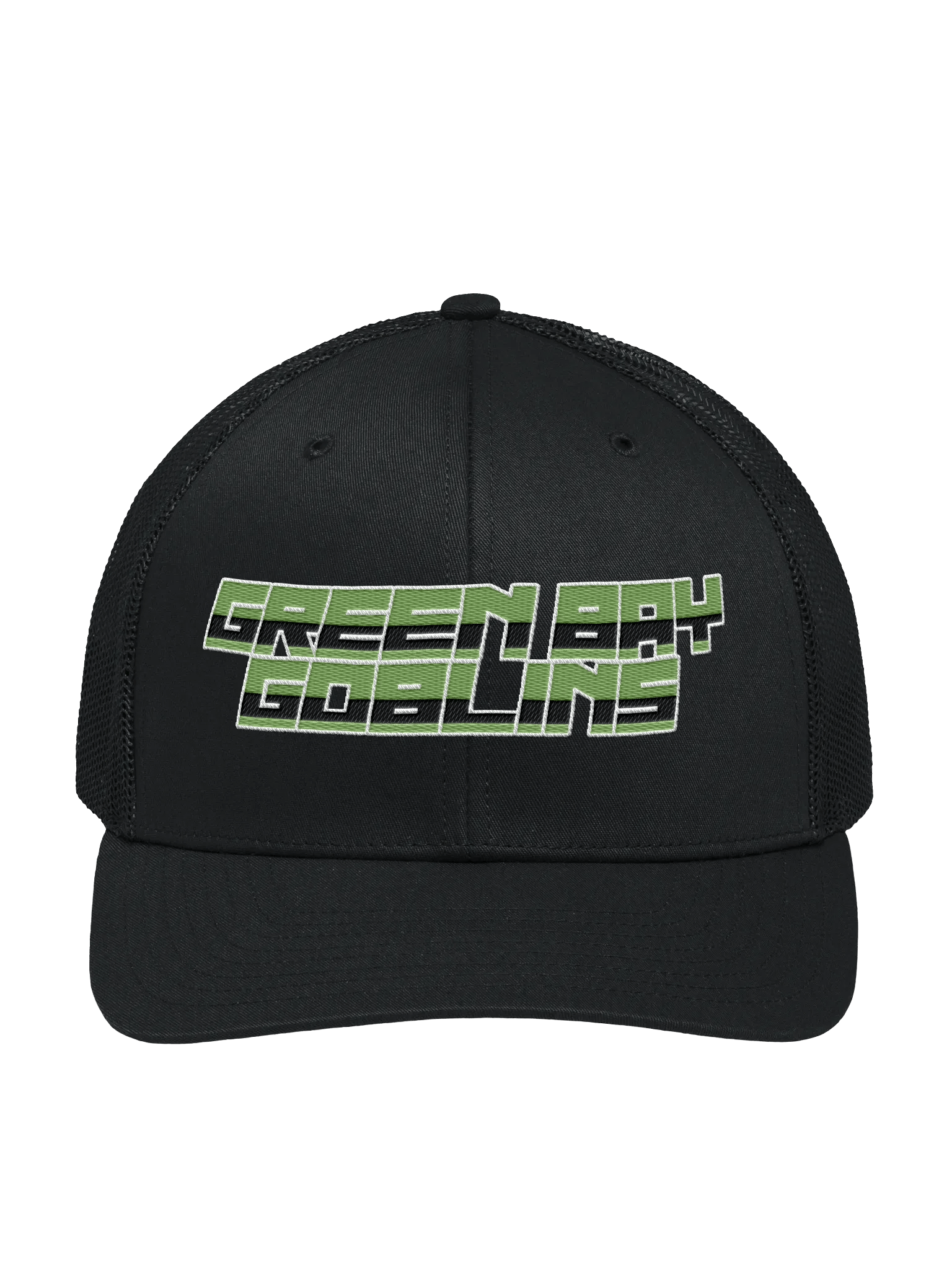 Green Bay Goblins Text Trucker Hat product image (7)