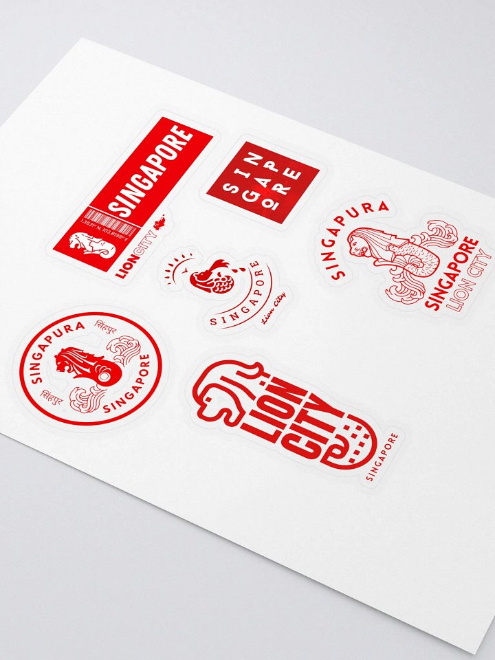 Singaporean Spirit Sticker Sheet product image (2)