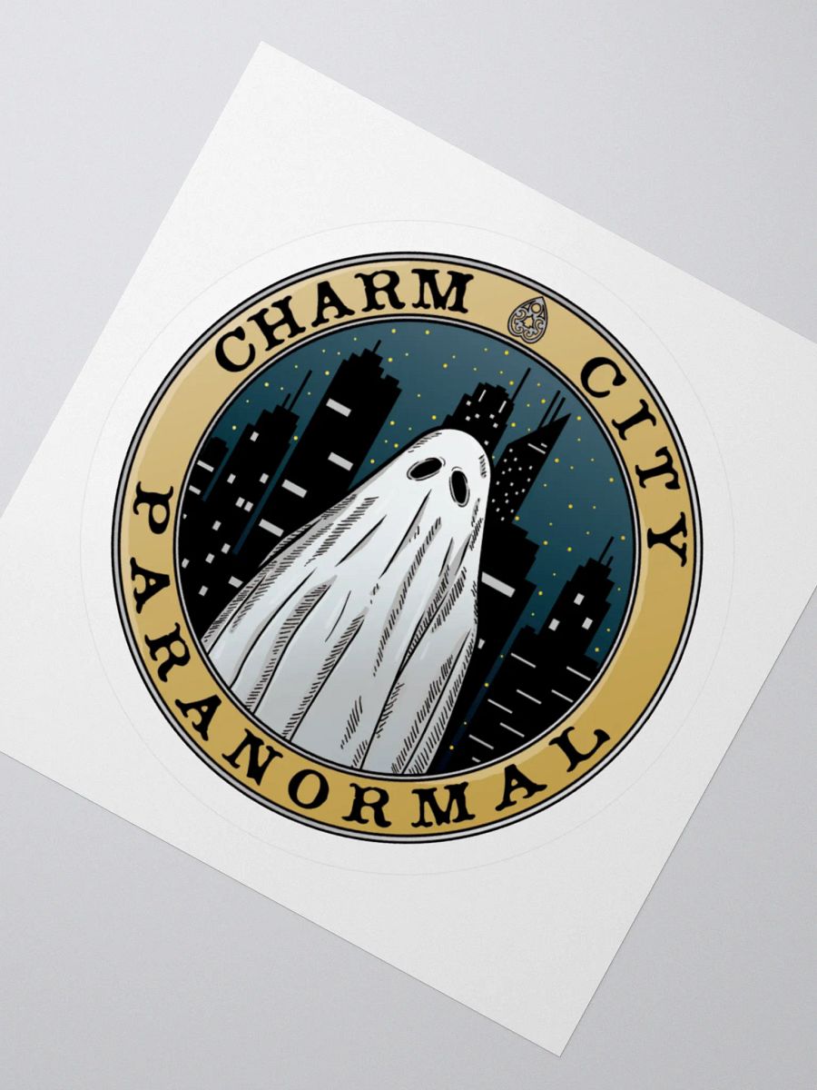 Charm City Paranormal Badge Sticker product image (4)
