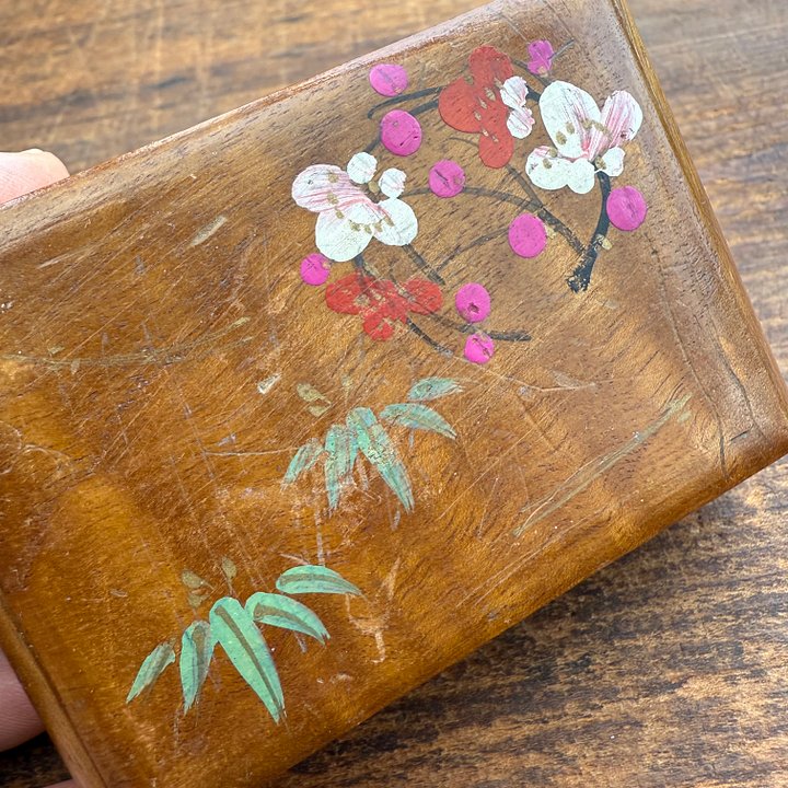 🎎 Vintage Japanese Wooden Crayon Box – Mid Showa Era – Japan Antique Roadshow product image (2)