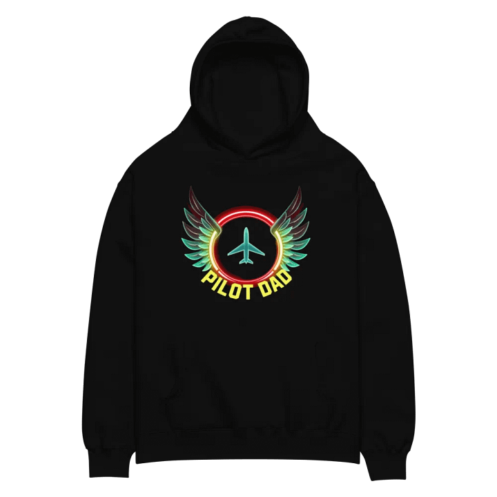 Skybound Pilot Dad Oversized Hoodie product image (2)