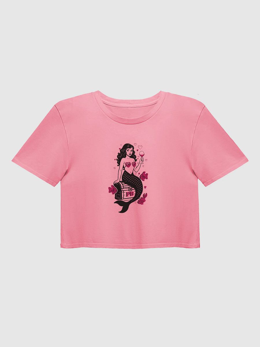 Magenta Mermaid Cropped T-Shirt (3 Colors) product image (2)