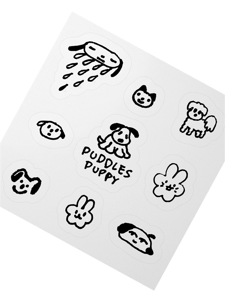Doodle Stickers: Puddles Puppy and Animal Friends product image (6)