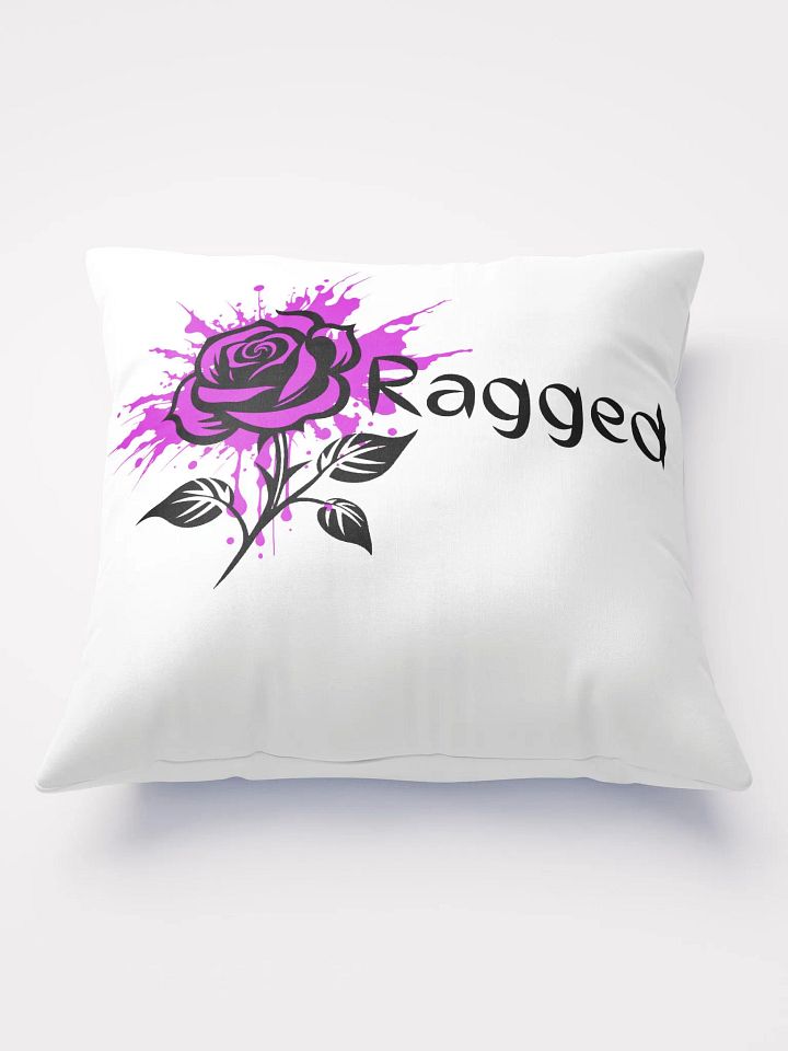 Ragged Rose Blue Pillow product image (1)