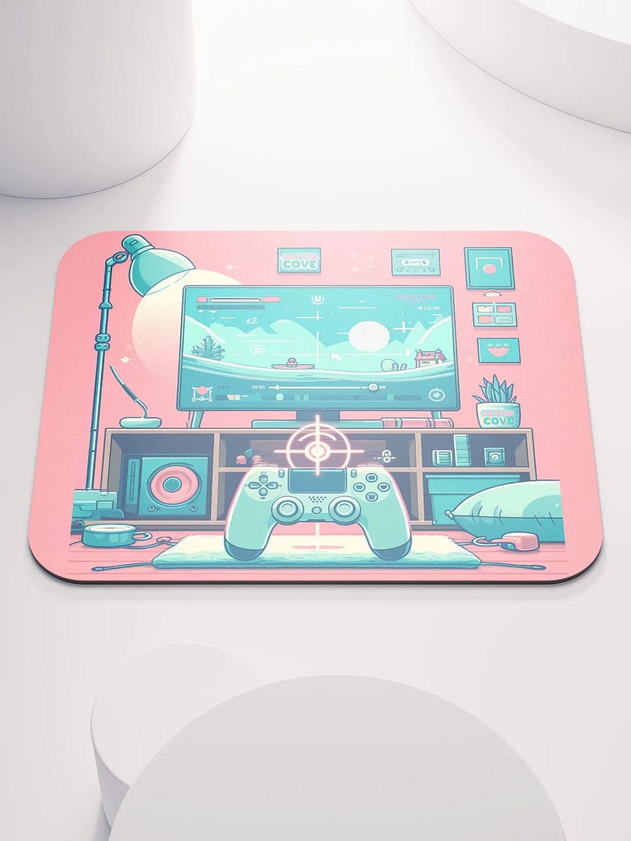 Pastel Player Mouse Pad - Game On Collection product image (1)