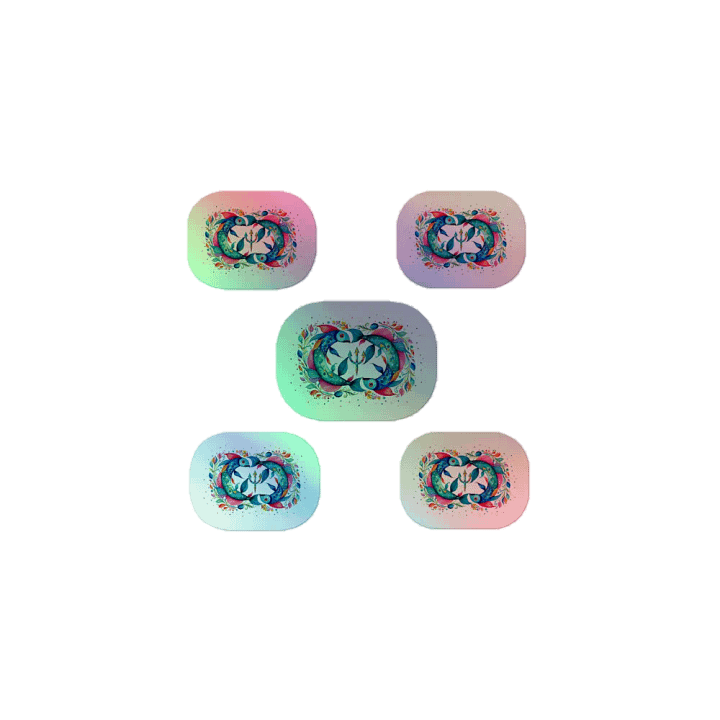 Pisces, Neptune & Pisces, Holo Sticker Pack product image (1)
