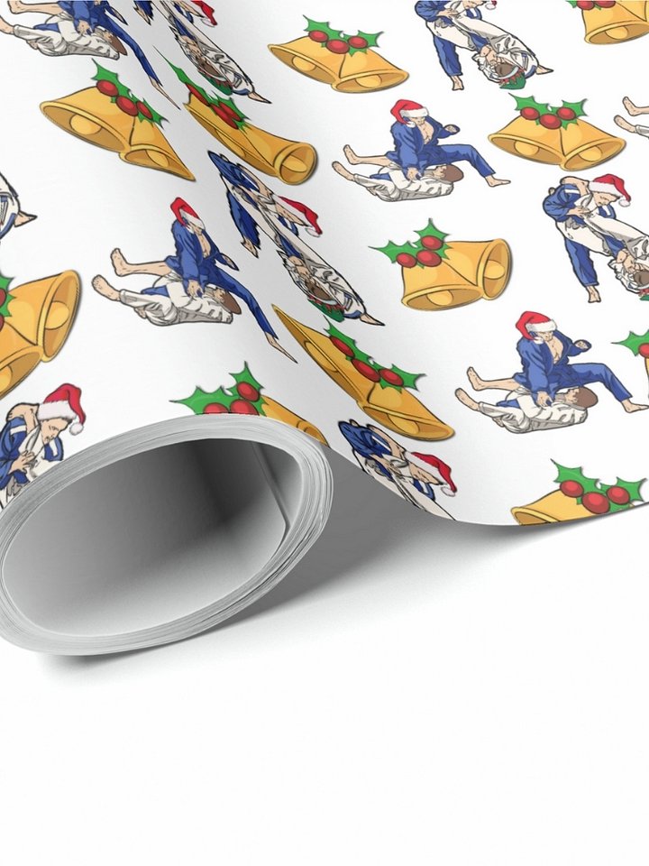 Jiu Jitsu Christmas Gift Wrapping Paper product image (1)