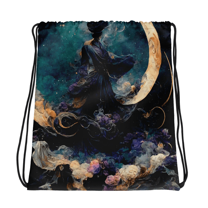 Cosmic Reverie Drawstring Bag product image (1)