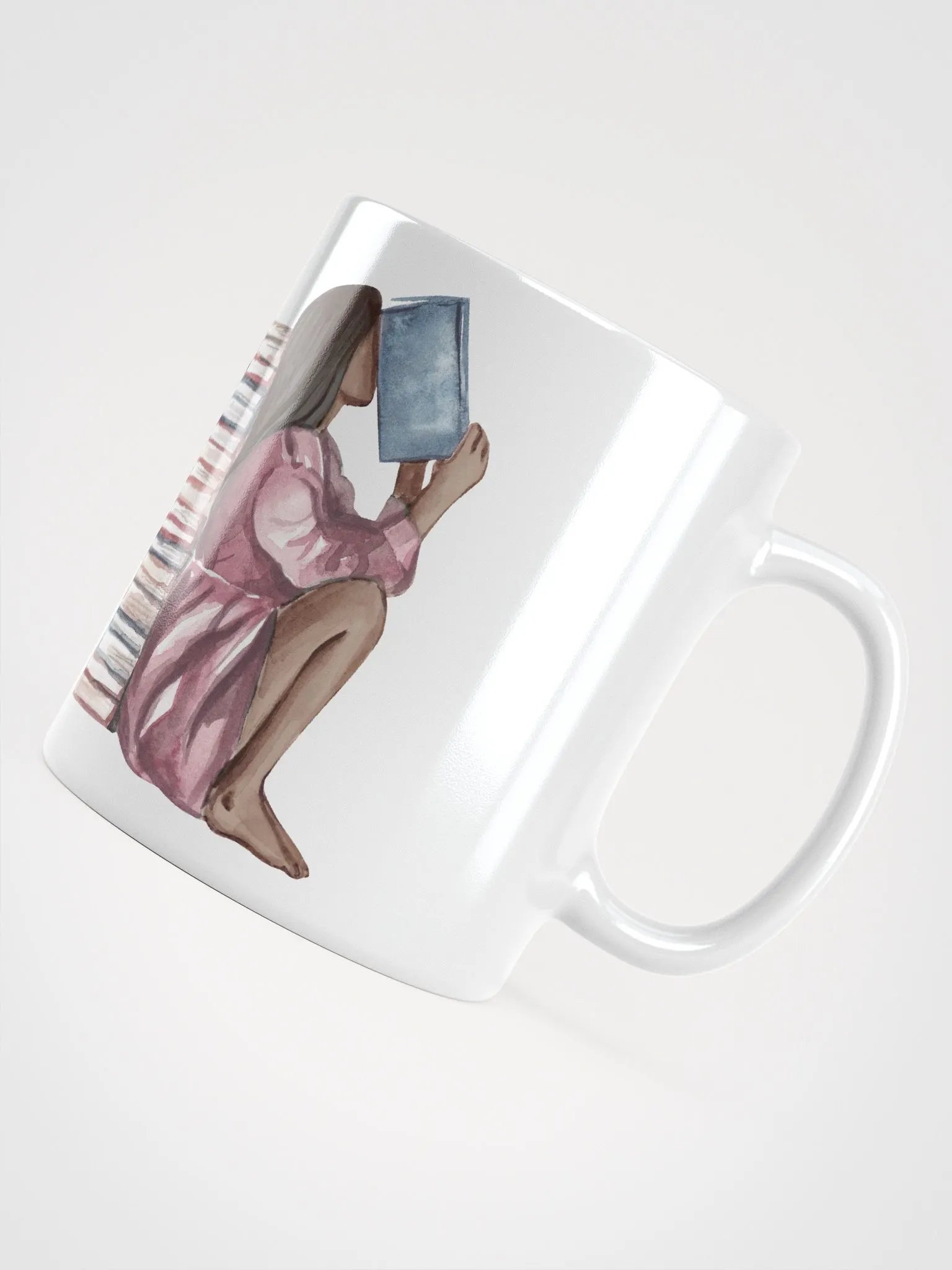 Just a Girl With a Stack of Books Mug product image (8)