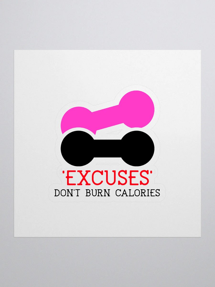 No More Excuses Wrench Sticker product image (1)
