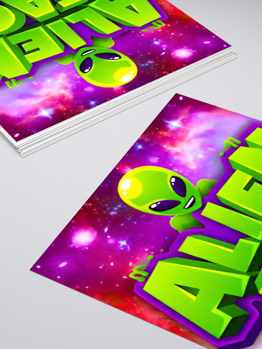 Alien Tag Competitive Sticker product image (4)