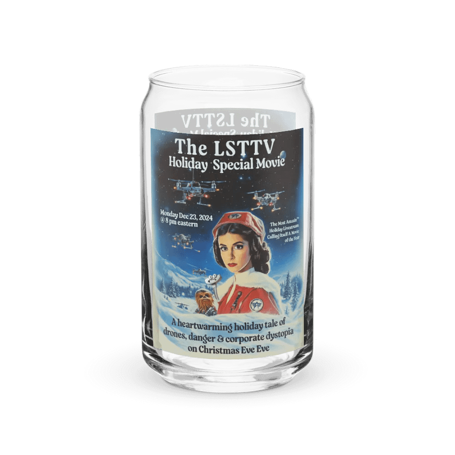 Limited Edition LSTTV Christmas Holiday Special Movie Glass product image (1)
