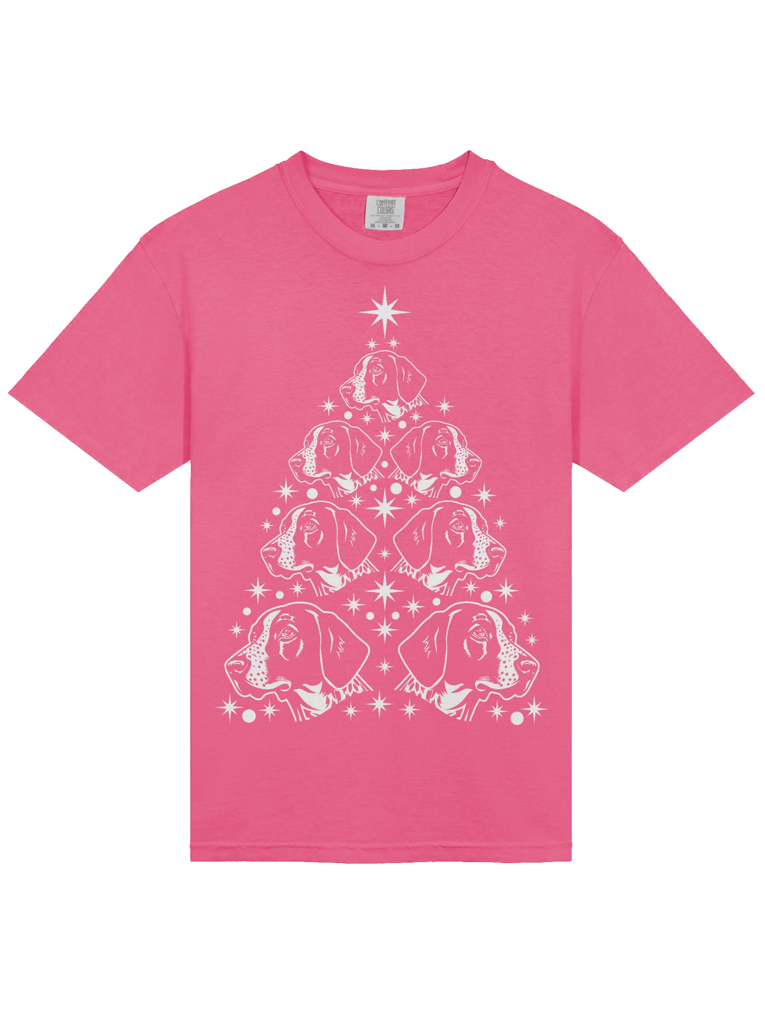 German Shorthaired Pointer(2) Christmas Tree T-Shirt product image (5)