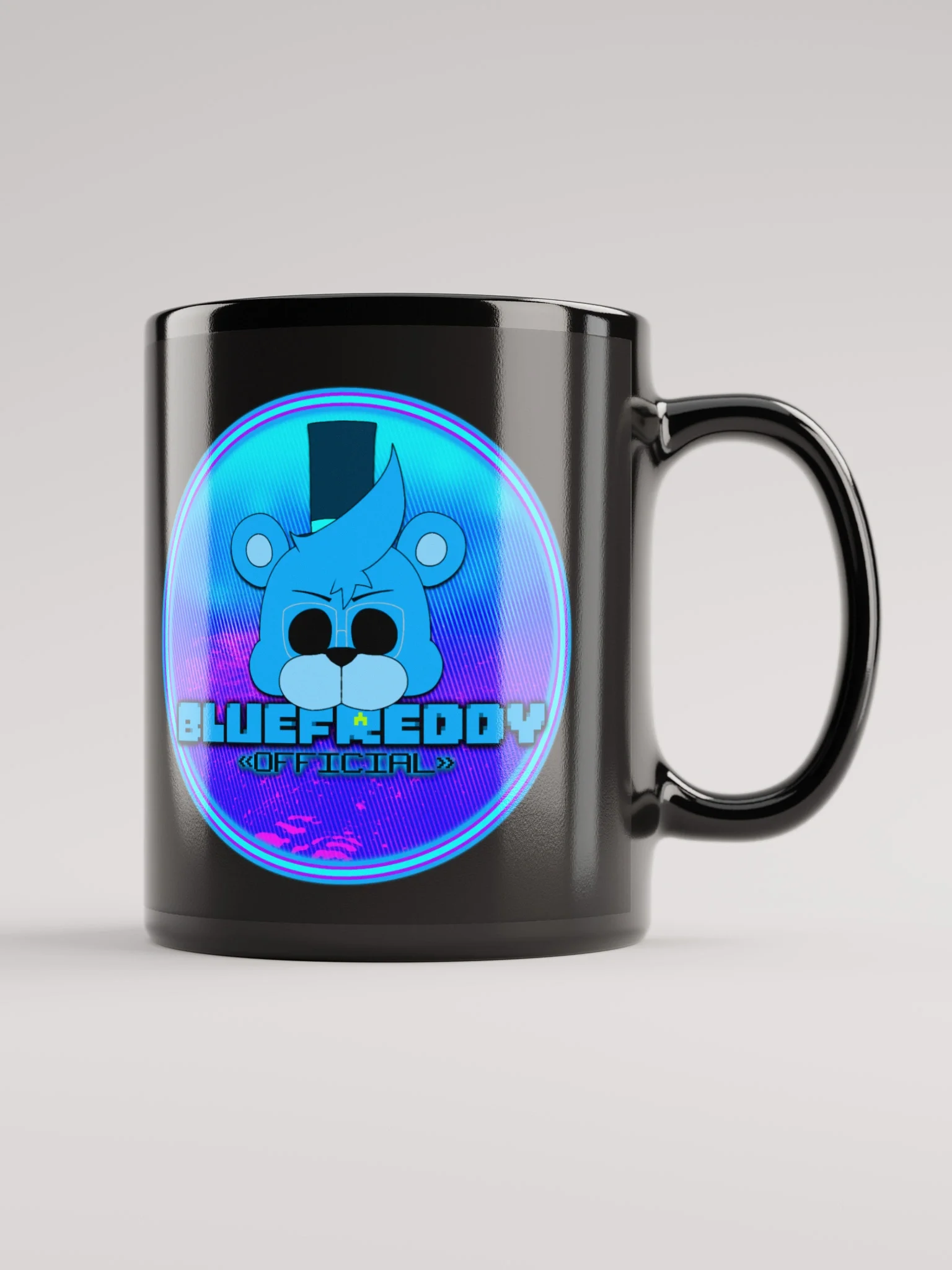 BlueFreddy Official Black Mug product image (1)