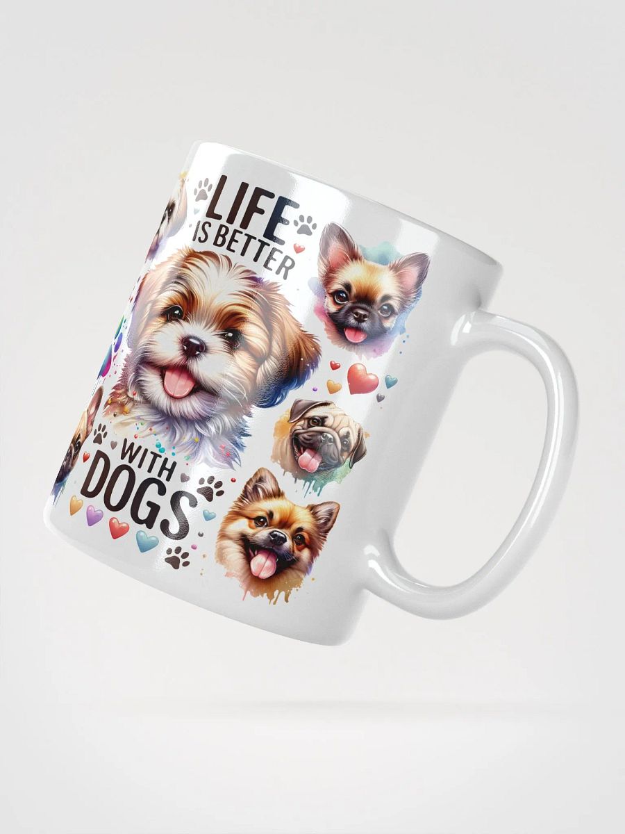 Life Is Better With Dogs Pawsitively Vibrant Mug product image (6)