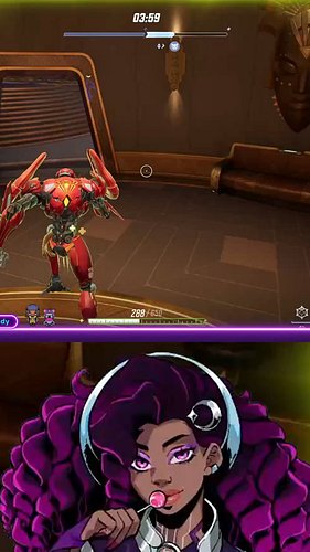 When I say this guy was TIRED of me on Peni Parker this match 
😭💀#MarvelRivals #peniparker #gaming #vtuber #blackgamers