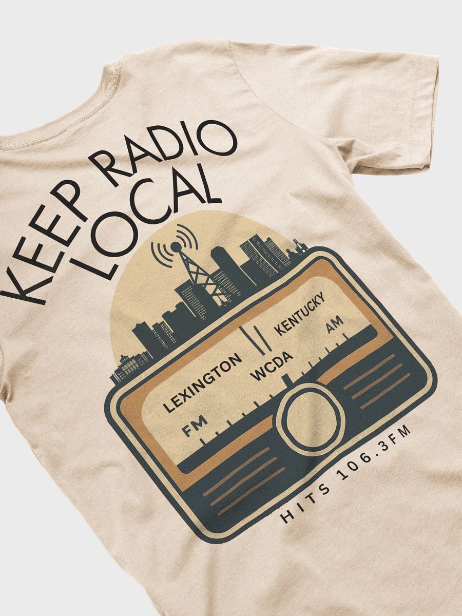 Keep Radio Local T-shirt product image (28)