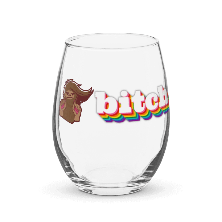 b!tch wine glass product image (1)