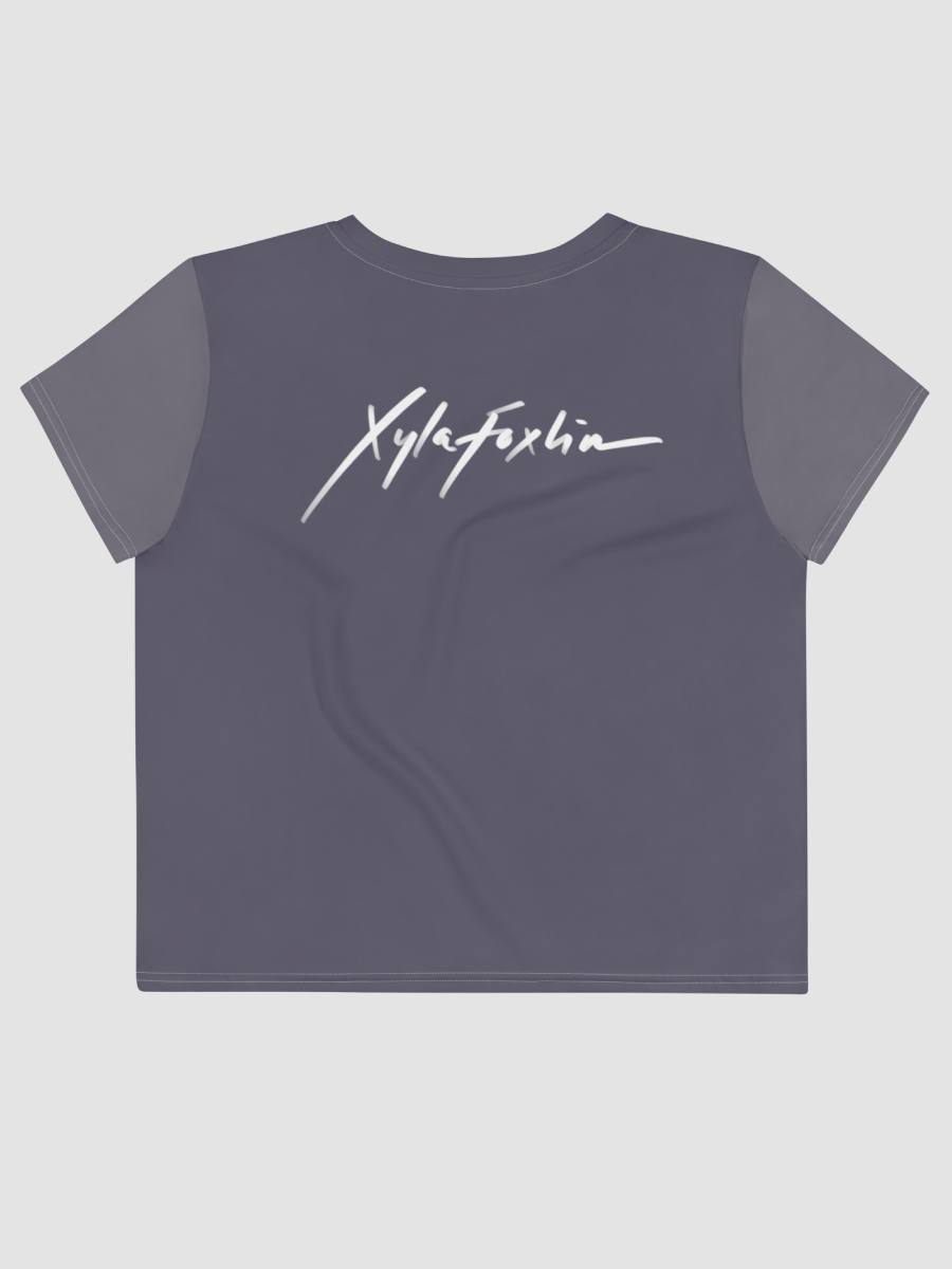Measure Once Cut Twice Crop Top (Purple) product image (5)