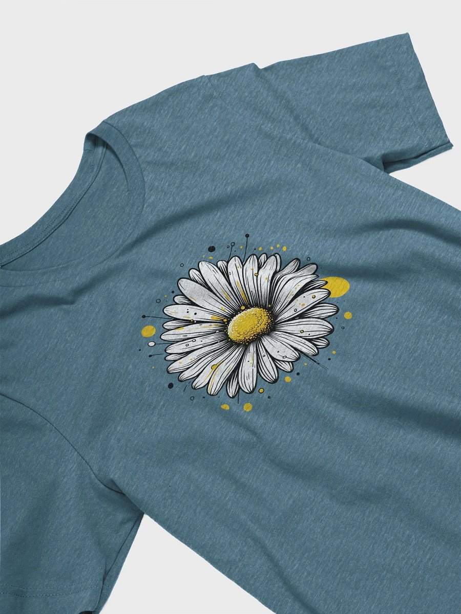 Daisy Flower T-Shirt, Hand-Drawn Floral Tee, Aesthetic Botanical Shirt, Minimalist Black and White Daisy Art, Gift for Nature Lovers product image (11)