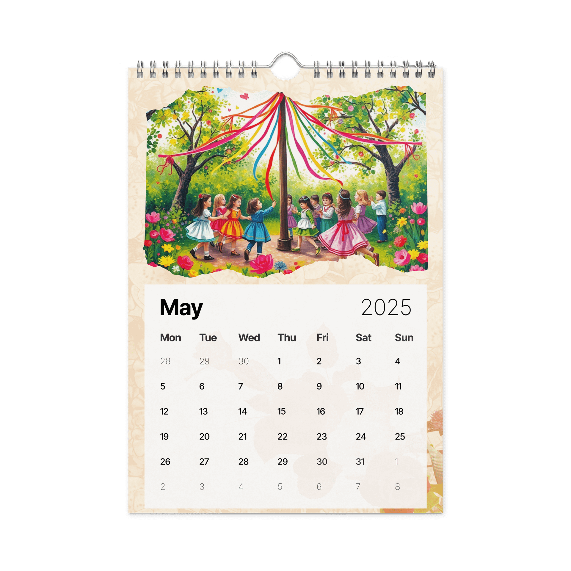 FOLK ART WALL CALENDAR 2026 product image (10)